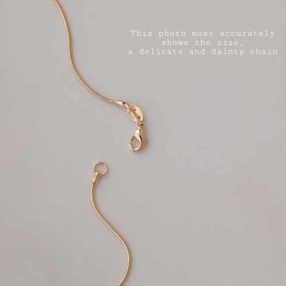 Thin Snake Chain | 18k Gold Filled - Picture 4 of 13